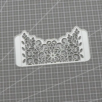 Çiçek Yaprak Zarf Metal Kesme Ölür DIY Scrapbooking Kabartma Kağıt Kart Yapımı Dekoratif El Sanatları Malzemeleri Yeni 2021